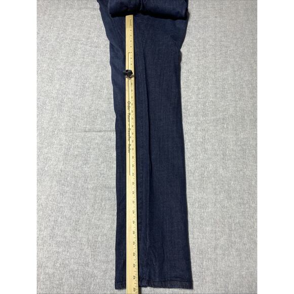 Eddie Bauer Jeans Womens 16 Tall Boyfriend Mid Rise Slim Flannel Lined 16T New - Picture 11 of 16